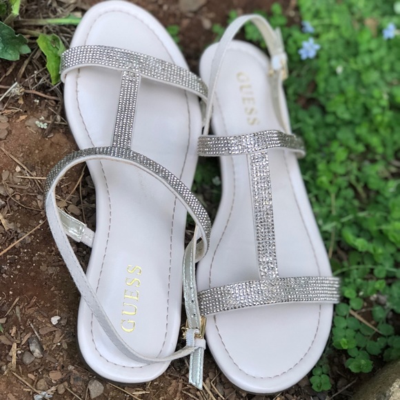 GUESS Sparkle Stappy Flats - Picture 2 of 5